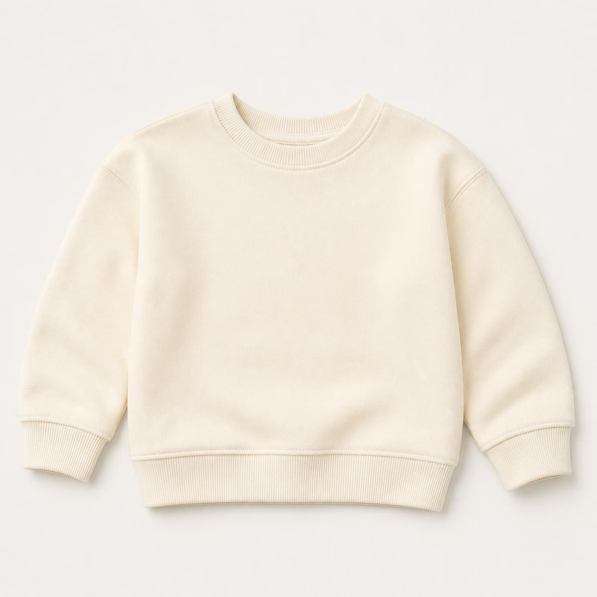 Placeholder photo of a plain children's sweatshirt